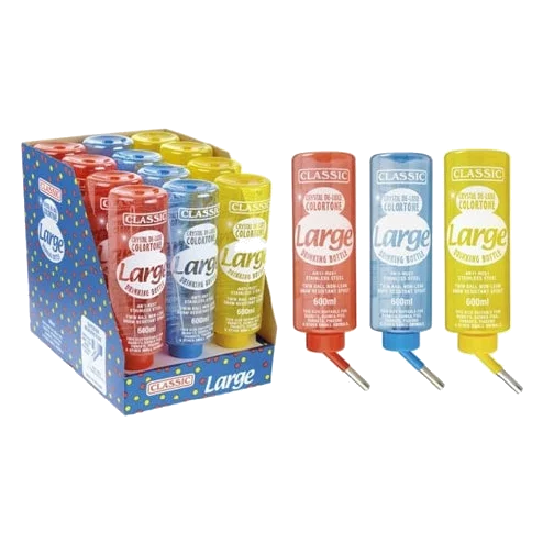Classic Colortone T4 Large Bottle 600 ml – Trinkflasche für Kleintiere