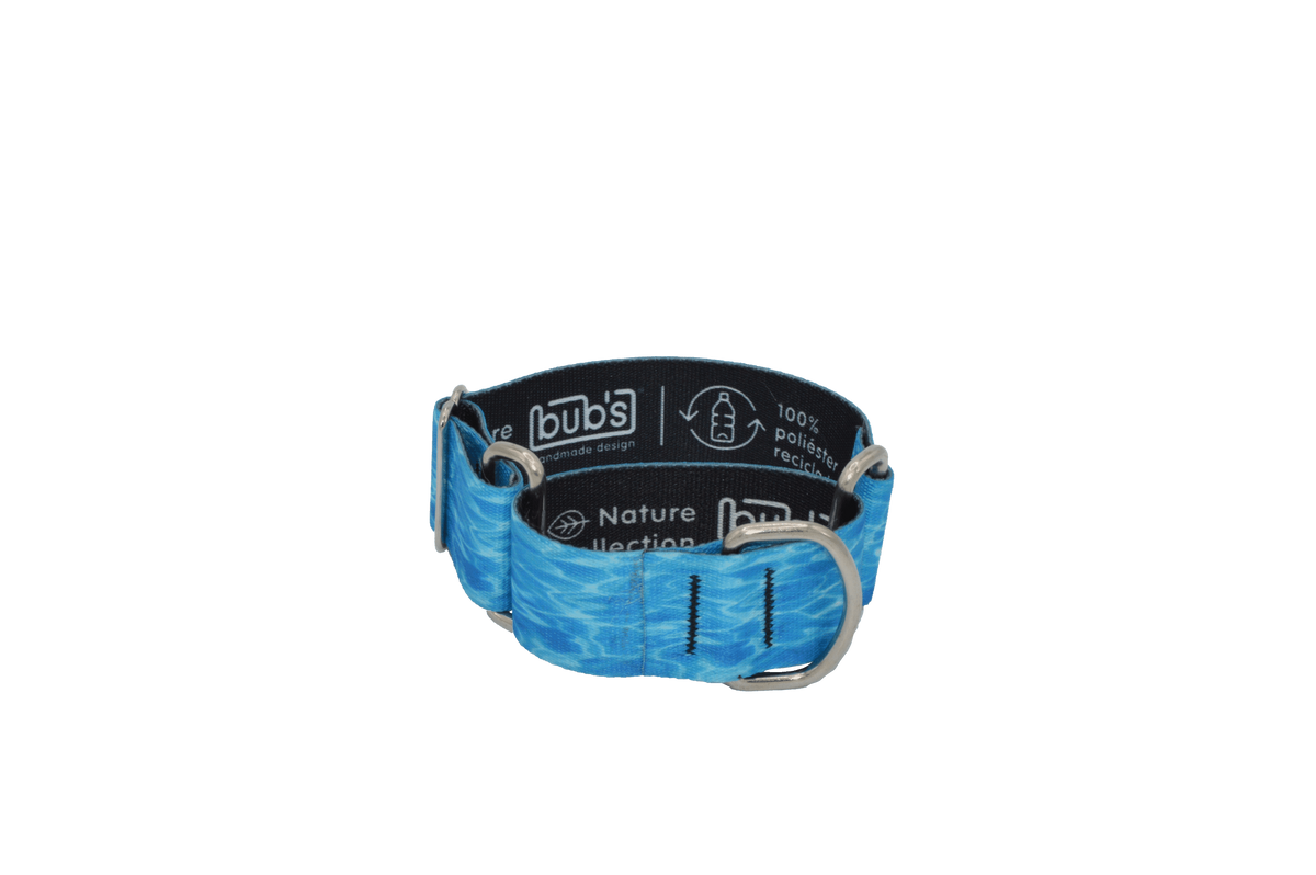 Bub's Aqua Zugstopp-Halsband für Hunde, Größe S