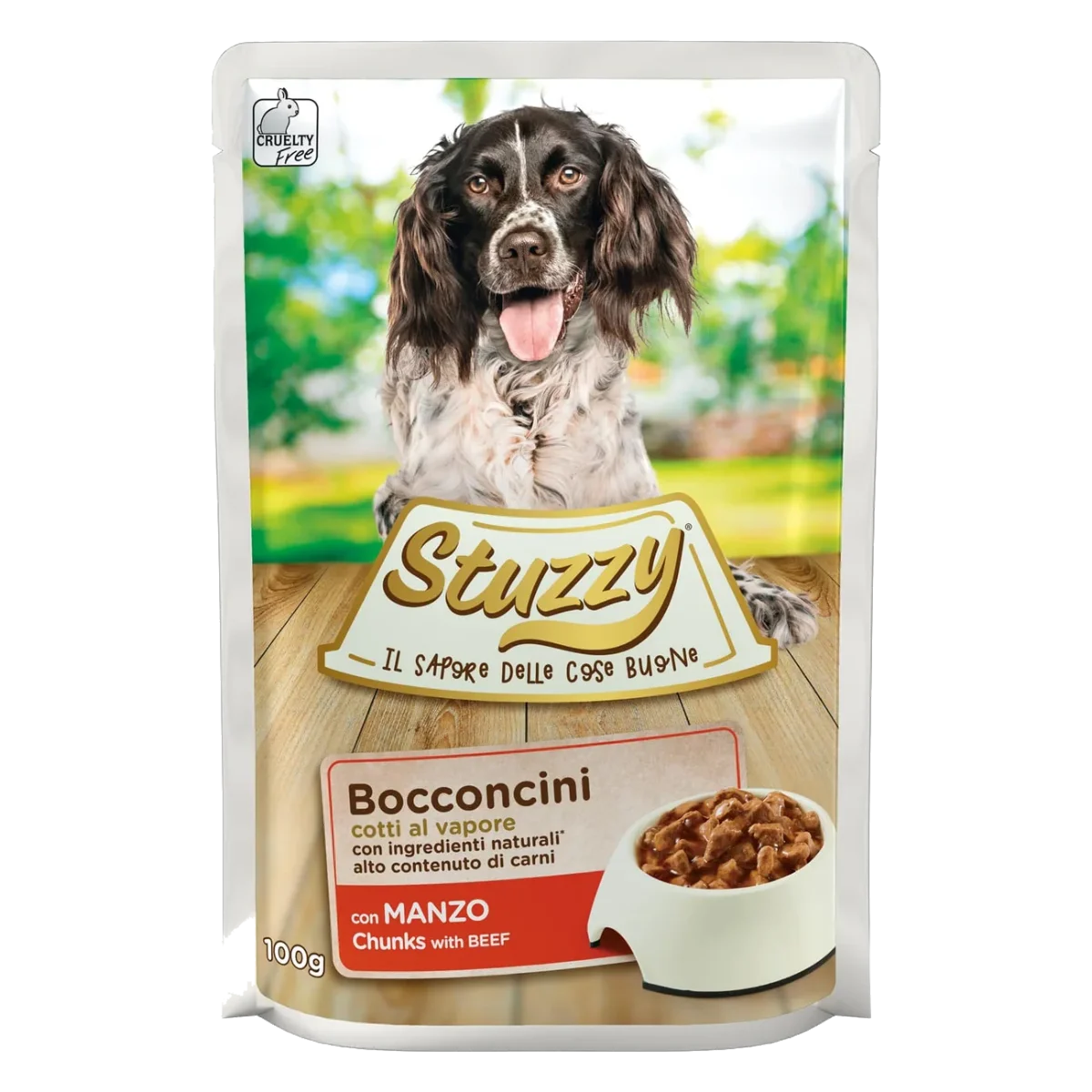 Stuzzy Nassfutter Hund Rind, Beutel 100 g