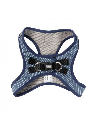 Step-in-Geschirr für Hunde FuzzYard Thornbury Aegean Blue, atmungsaktiv und reflektierend