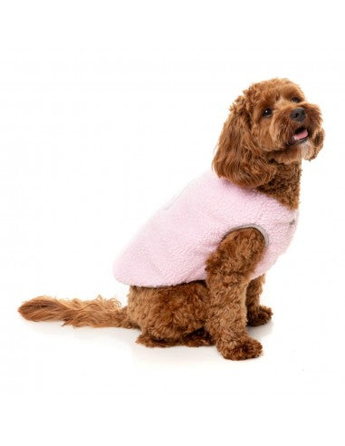 Hundemantel FuzzYard Nara 25 wendbar in Rosa