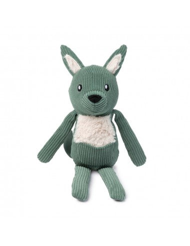 Plüschspielzeug für Hunde aus Cord FuzzYard Life Känguru Myrtle Green