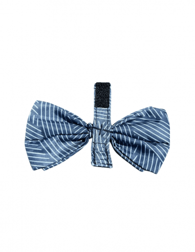 FuzzYard Thornbury Aegean Blue Hundefliege mit Klettverschluss (Größe L)