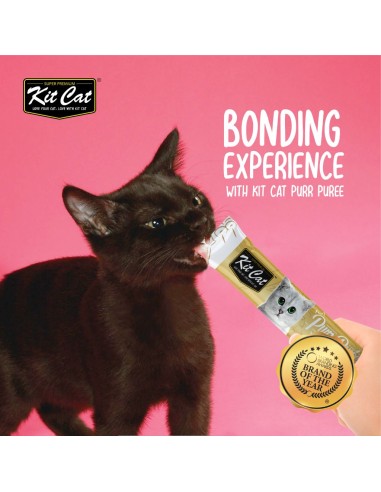 Cremiger Katzensnack Kit Cat PurrPuree Huhn und Räucherfisch 60 g