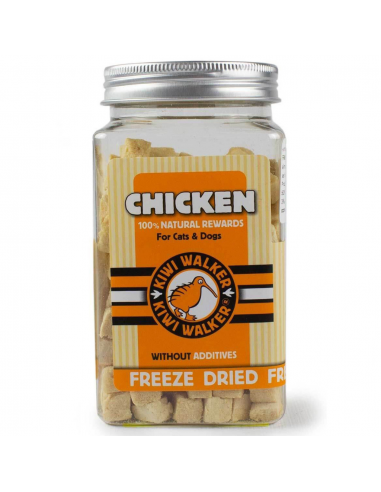 Kiwi Walker natürliche Snacks für Hunde und Katzen, Hähnchen 80 g