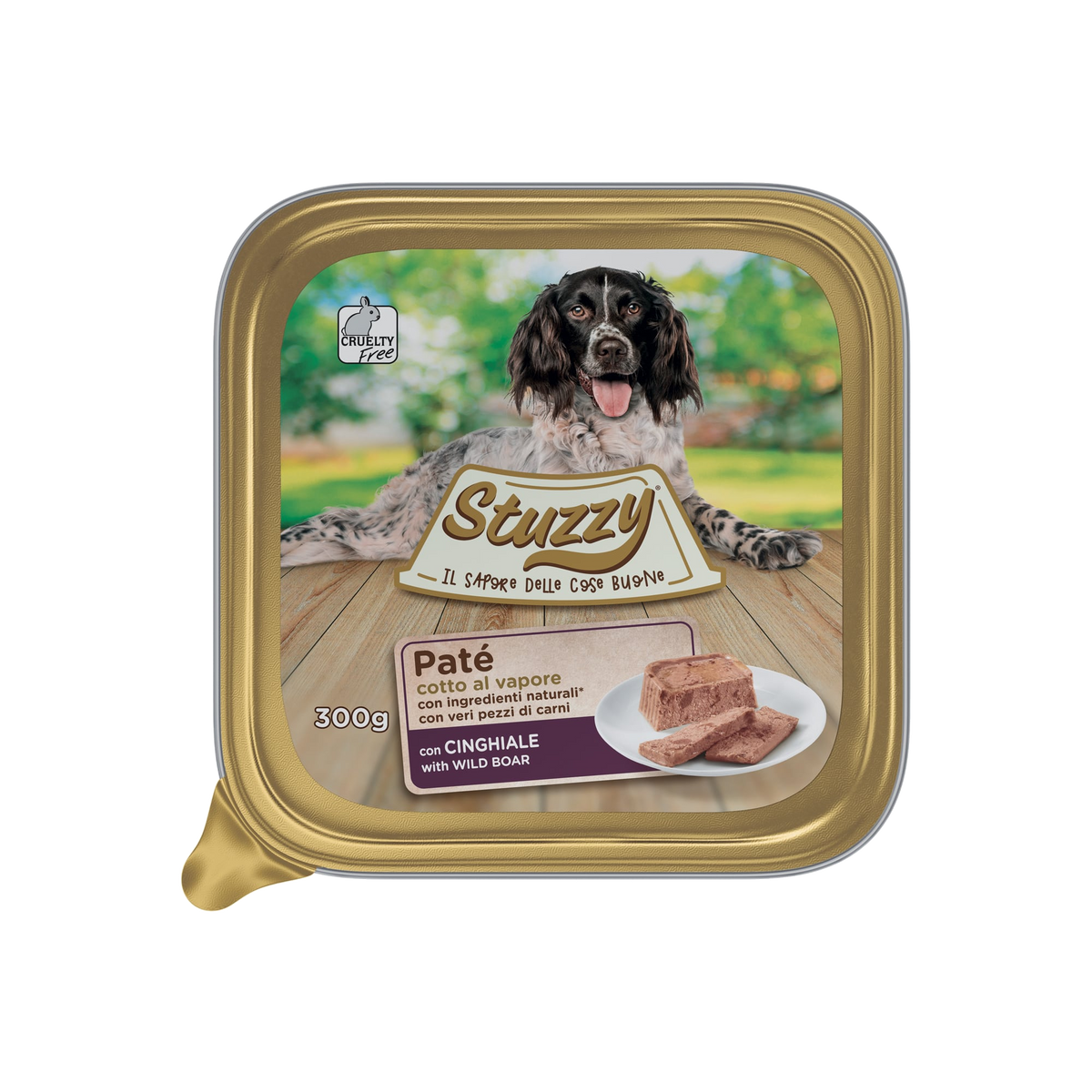 Mister Stuzzy Dog Nassfutter Hund Wildschwein, Aluschale