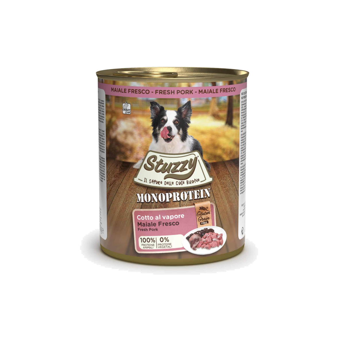 Stuzzy Monoprotein Nassfutter Hund frisches Schwein