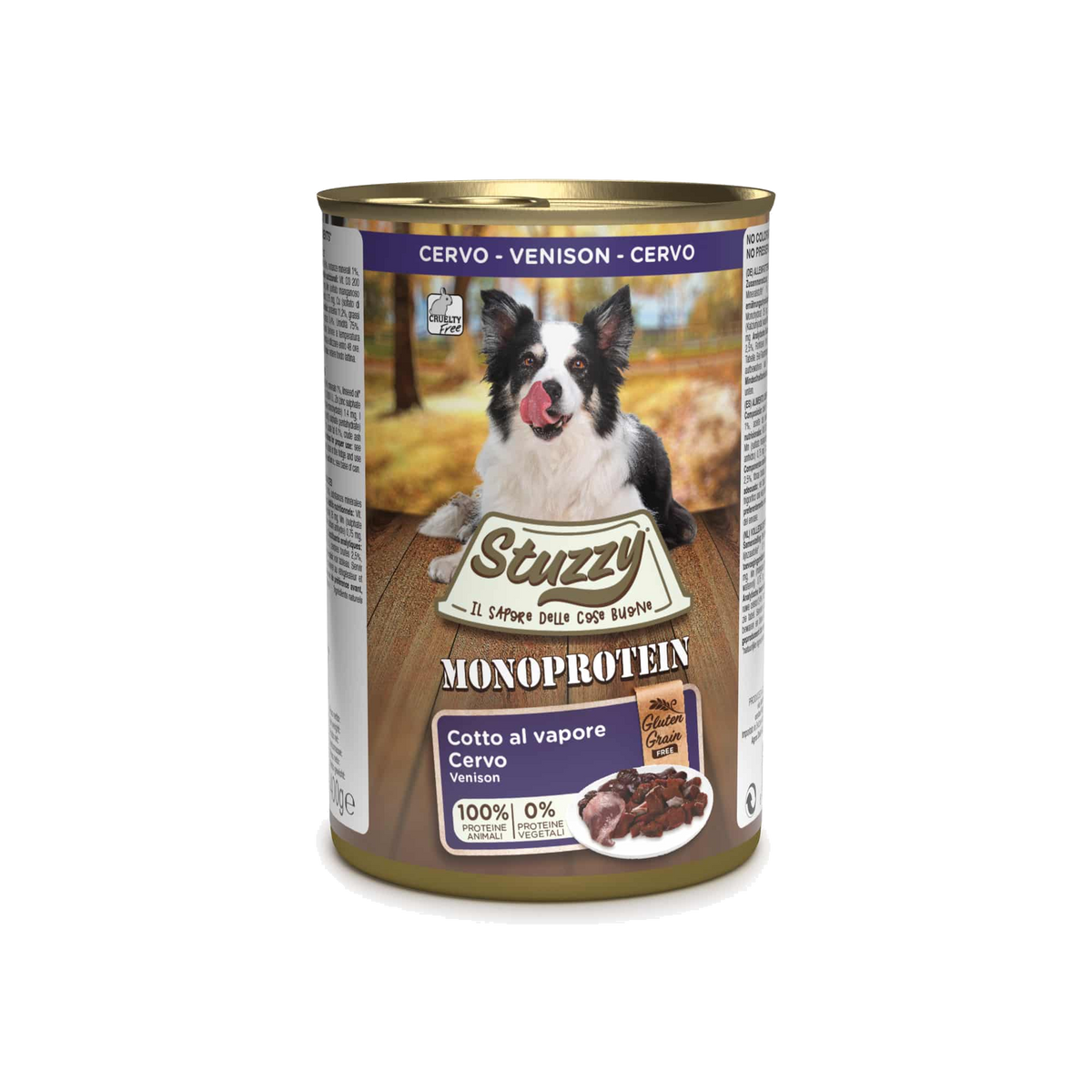 Stuzzy Monoprotein Nassfutter Hund Hirsch