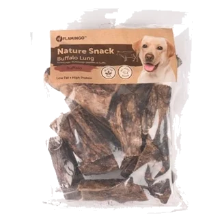 Büffellungenstücke für Hunde