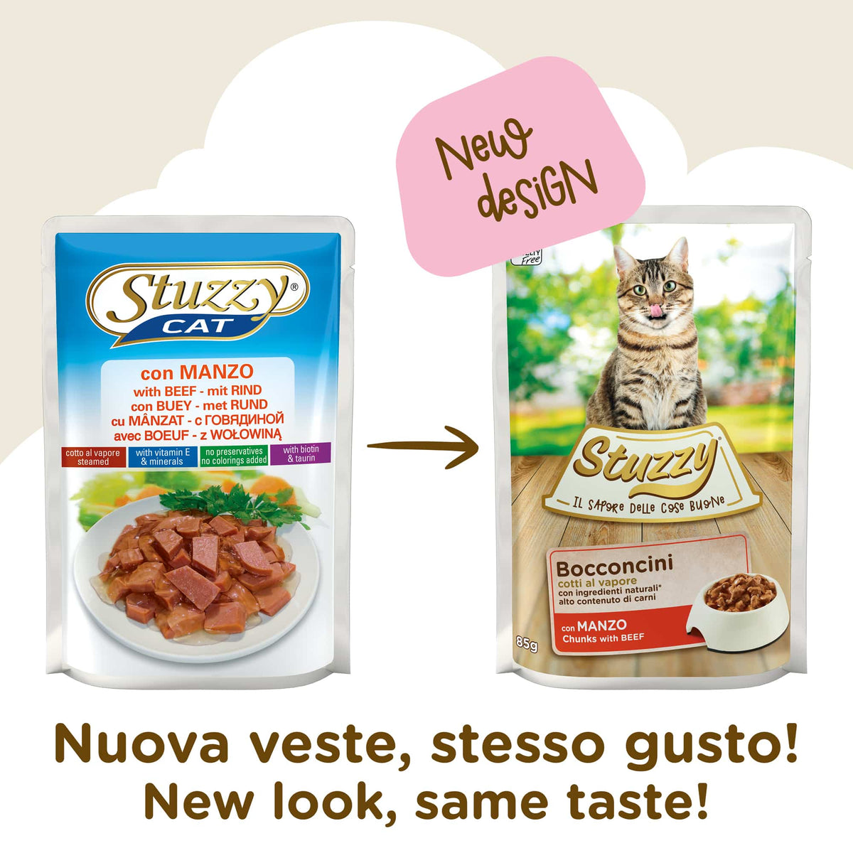 Stuzzy Cat Nassfutter Katze Rind, Beutel 85 g – Bild 2