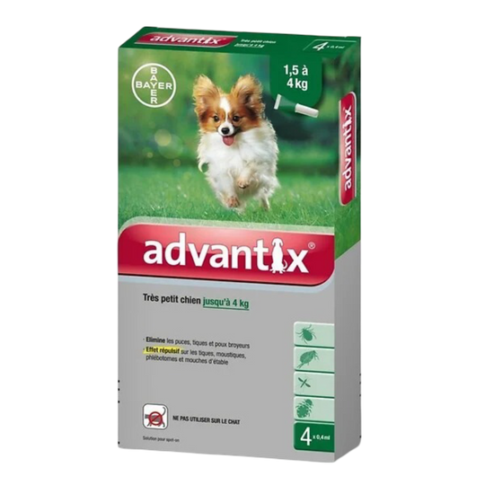 Advantix Spot-on Hund 0–4 kg