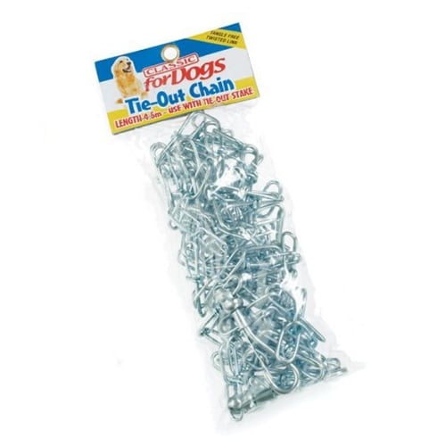 Classic Tie-out Chain 4,5 Meter – Anbindekette für Hunde