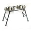 Classic High Stand with 2 × 900 ml Dish – erhöhter Napfständer