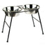 Classic High Stand with 2 × 2500 ml Dish – erhöhter Napfständer