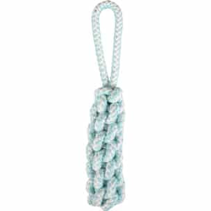 Seil-Dummy in Grün für Hunde, 24 cm