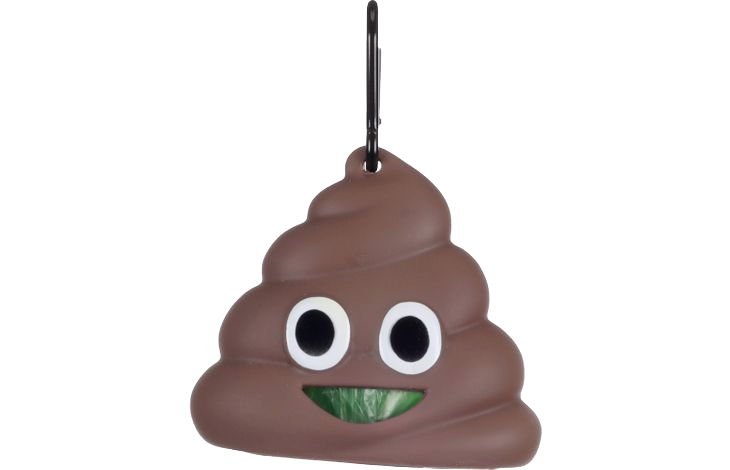 Droppie Kotbeutelspender aus Weichgummi mit Leinenclip