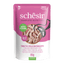 Schesir Nassfutter Katze Thunfisch mit Huhn und Schinken, Beutel 85 g