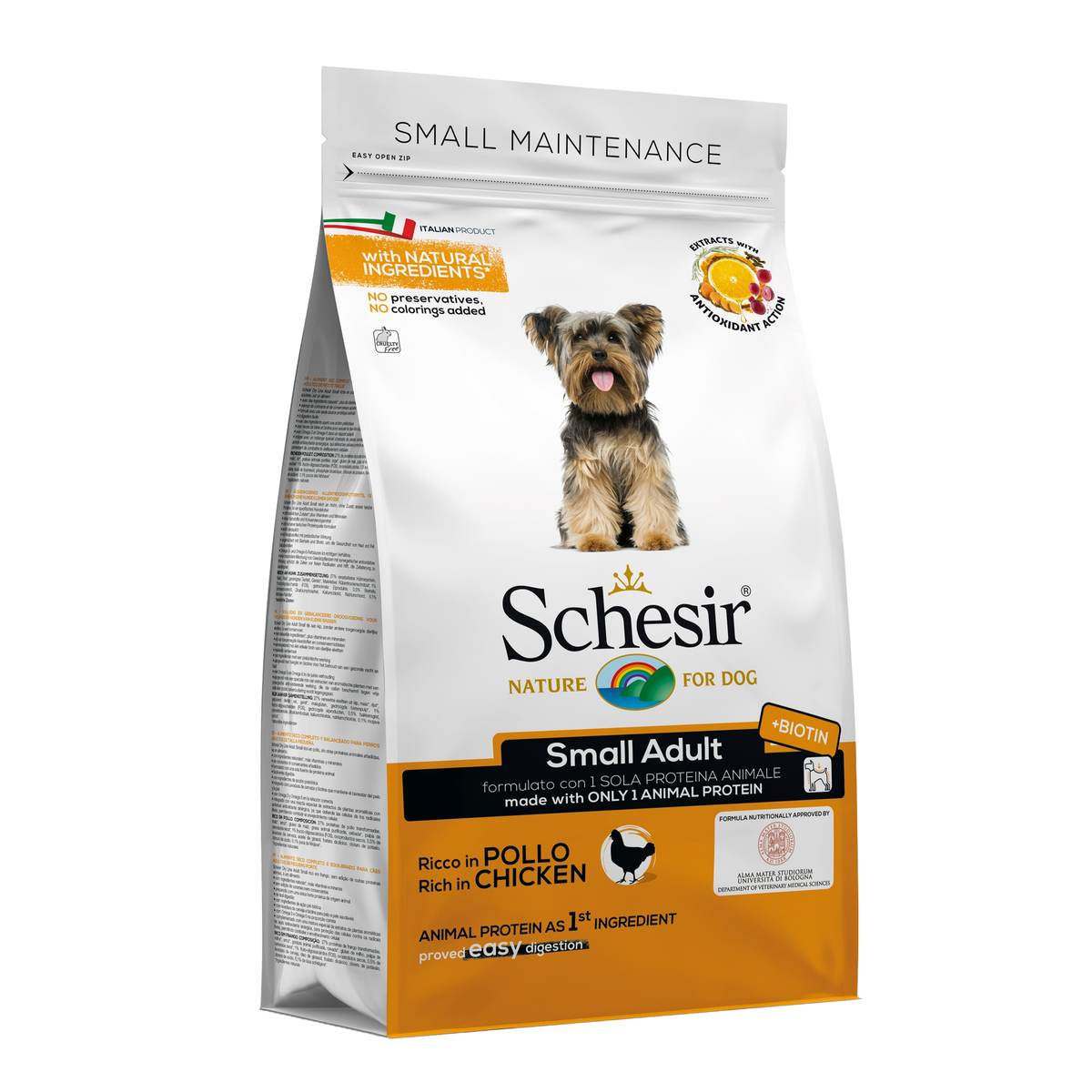 Schesir Small Maintenance Hundefutter trocken Huhn, 2 kg