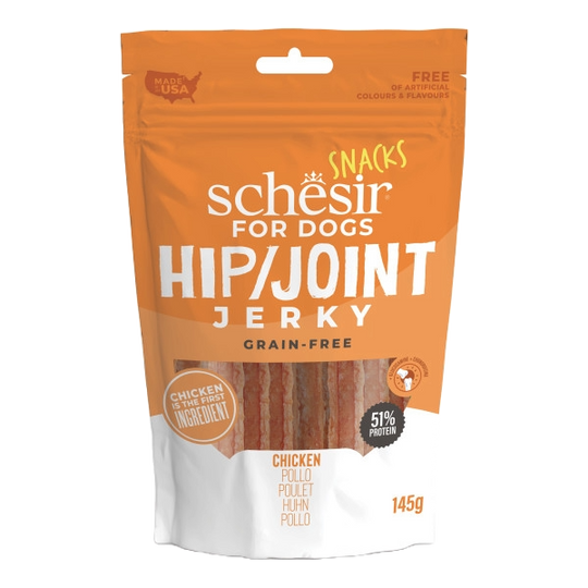 Hundesnacks Schesir Hip & Joint Streifen, 145 g