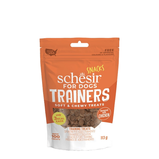 Schesir Snack Trainers Trainingssnacks Huhn, 113 g