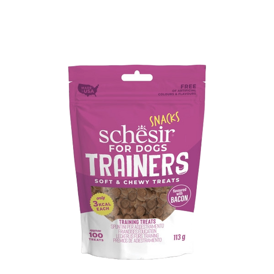 Schesir Snack Trainers Trainingssnacks Speck, 283 g