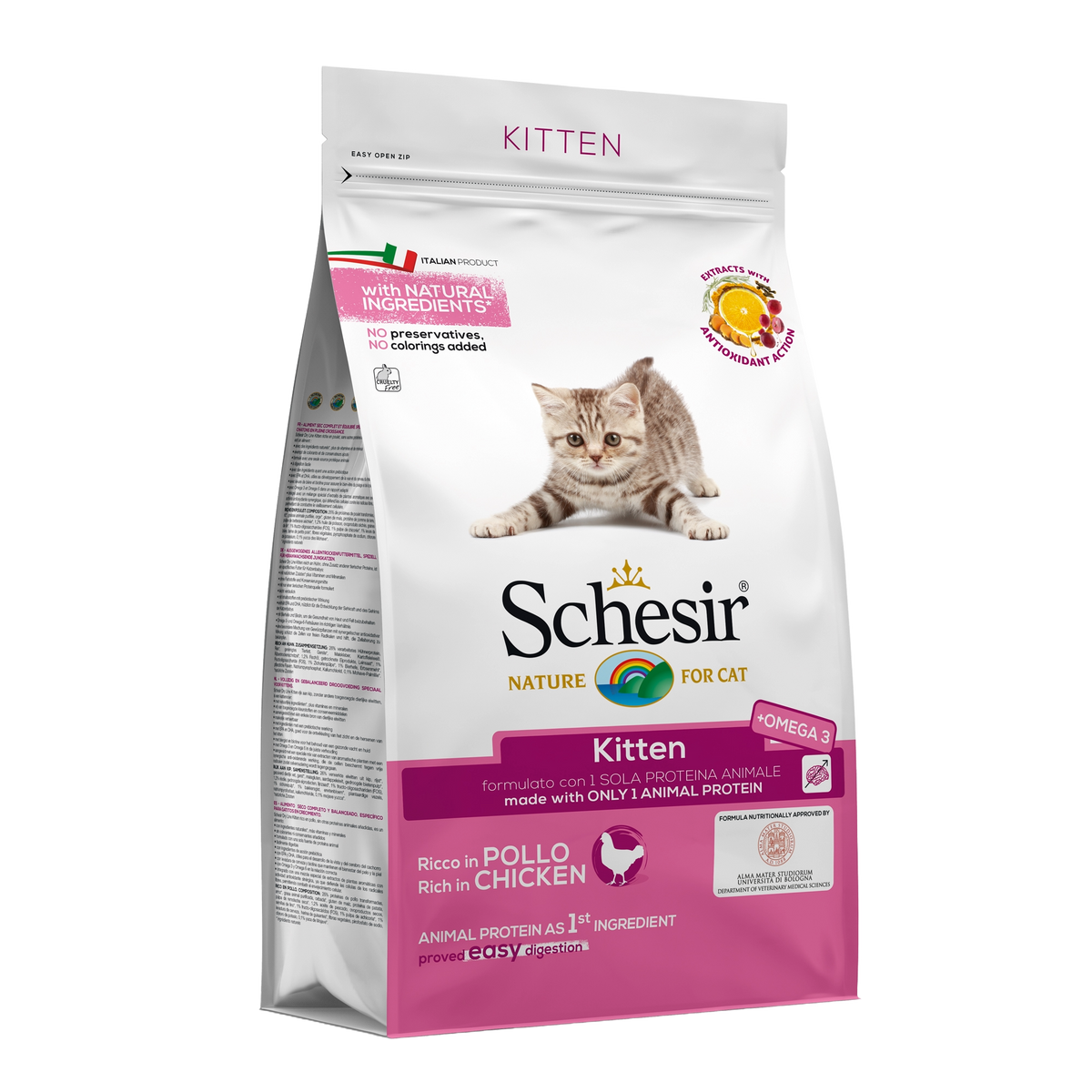Schesir Kitten Trockenfutter Katze Huhn, 1,5 kg