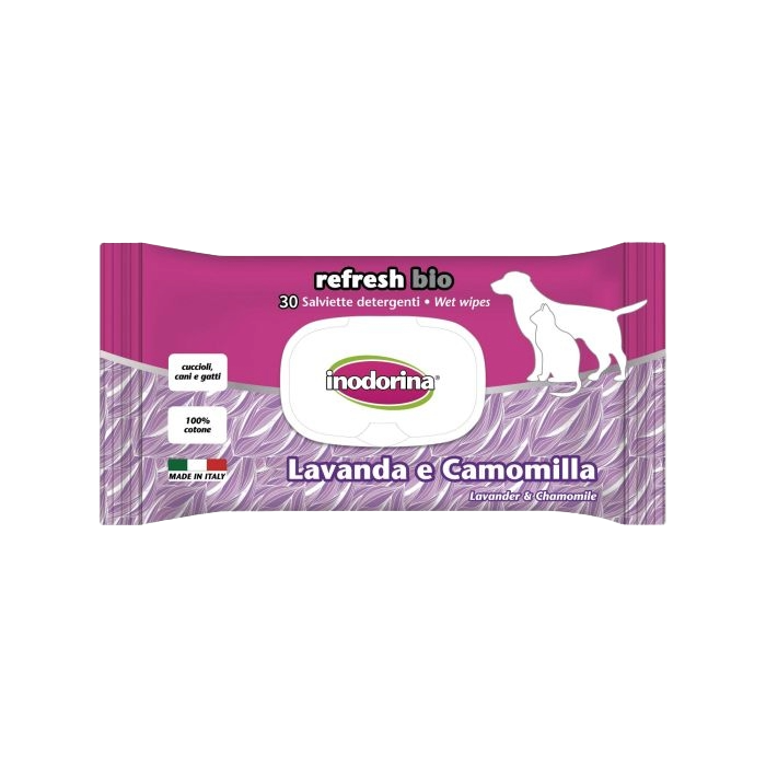 Inodorina Bio Hygienetücher für Hunde und Katzen