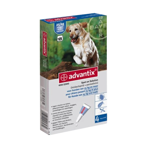 Advantix Spot-on Hund über 25 kg, 4 Pipetten