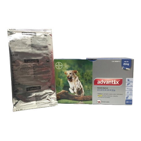 Advantix Spot-on Hund über 25 kg, 4 Pipetten (Blister)