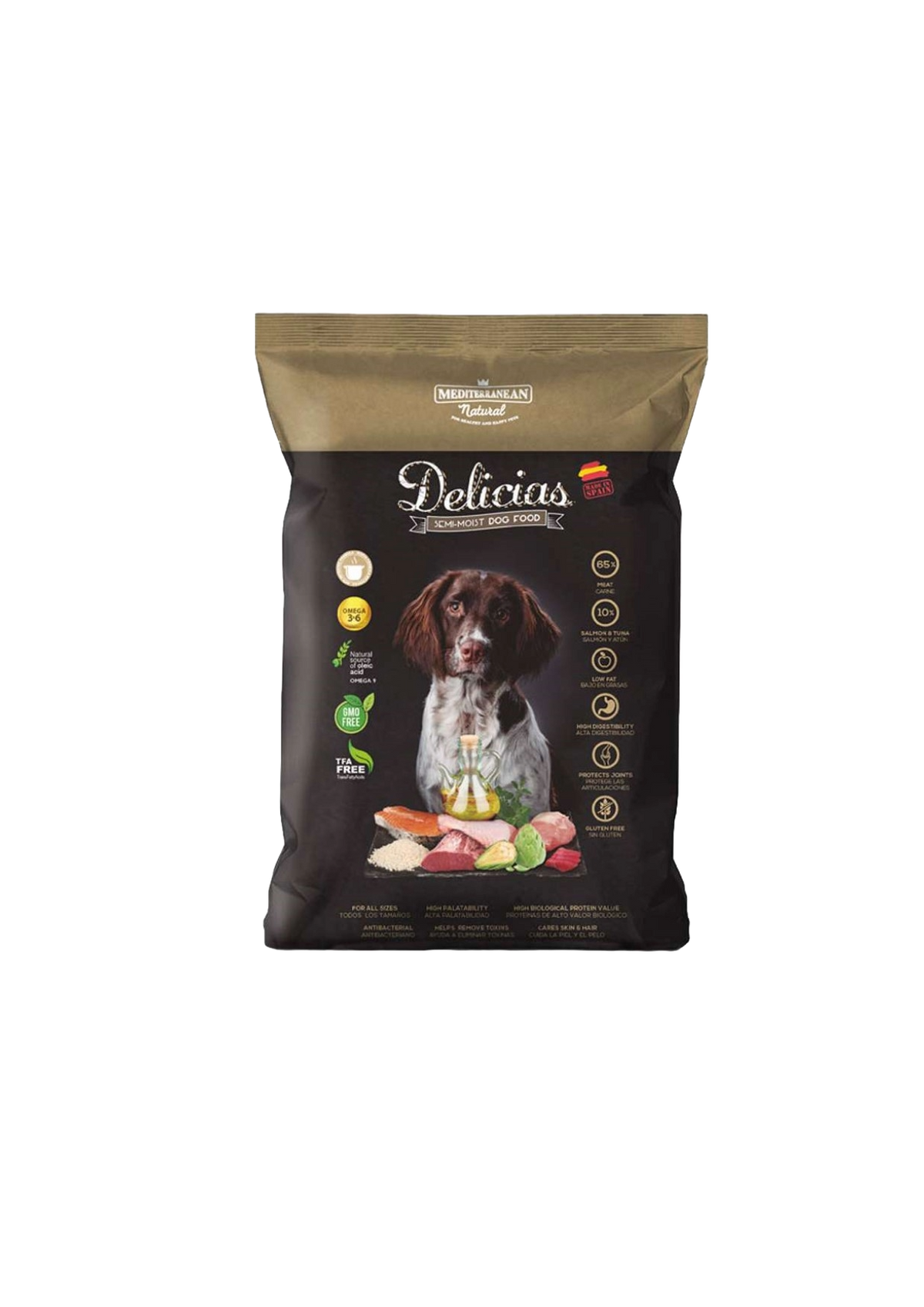 Mediterranean Delicias halbfeuchtes Hundefutter, 1,5 kg