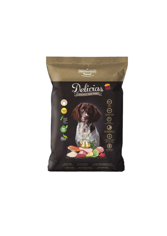 Mediterranean Delicias halbfeuchtes Hundefutter, 1,5 kg