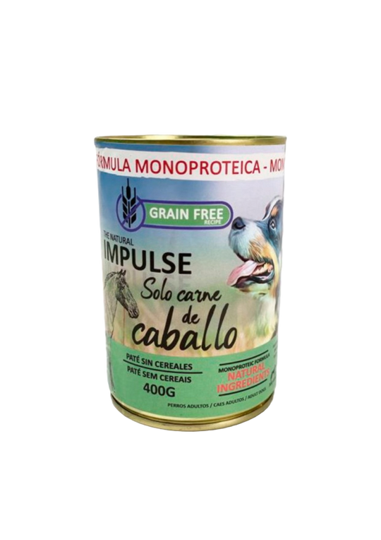 Natural Impulse Nassfutter Hund mit Pferd, Dose 400 g