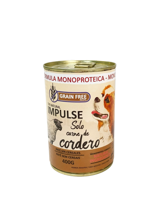 Natural Impulse Nassfutter Hund mit Lamm, Dose 400 g
