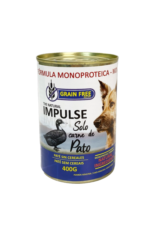Natural Impulse Nassfutter Hund mit Ente, Dose 400 g