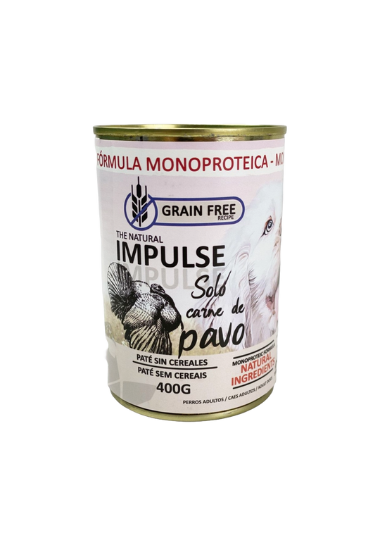 Natural Impulse Nassfutter Hund mit Pute, Dose 400 g