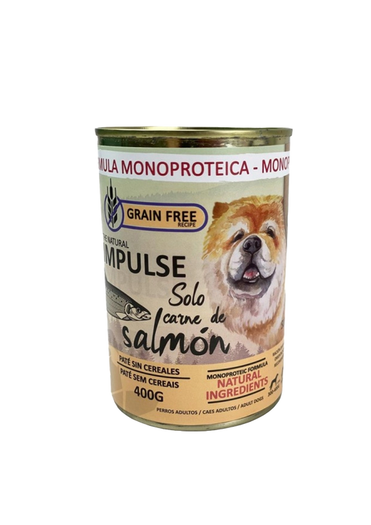 Natural Impulse Nassfutter Hund mit Lachs, Dose 400 g