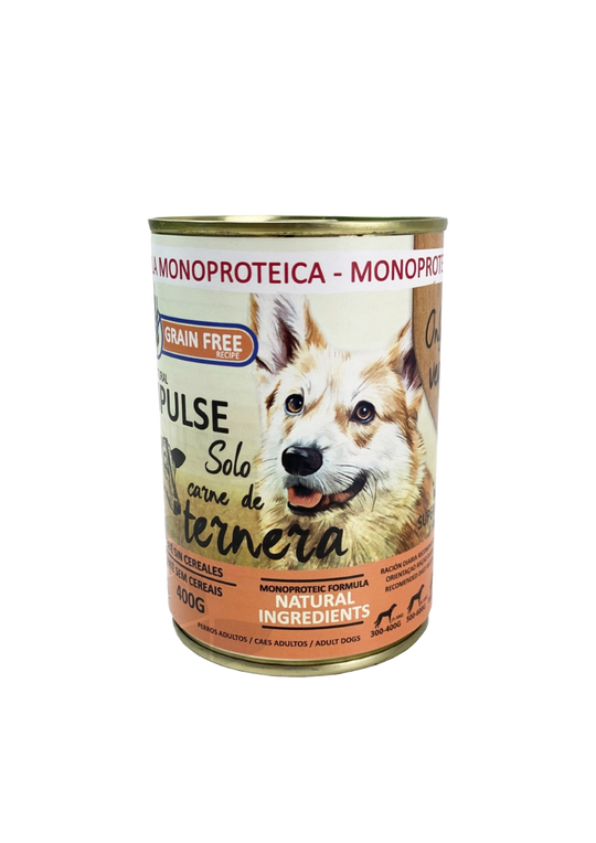 Natural Impulse Nassfutter Hund mit Kalb, Dose 400 g
