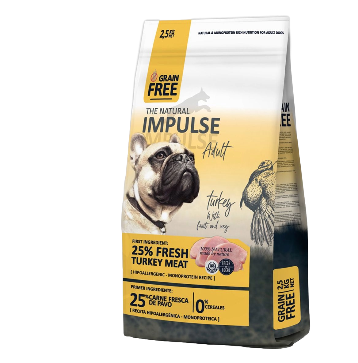 Impulse getreidefreies Hundefutter trocken Pute, 10 kg