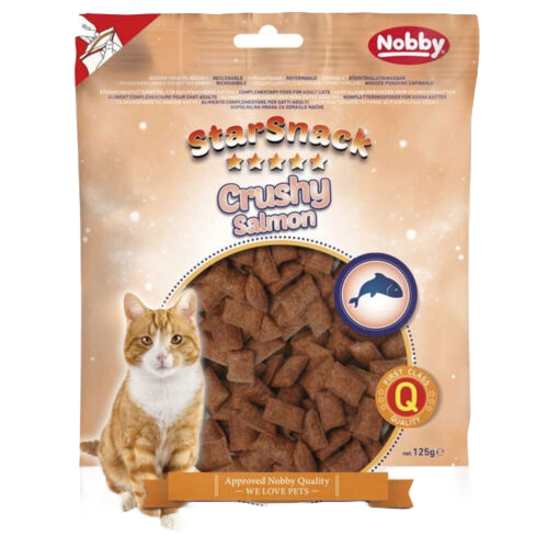 StarSnack Crushi Katzensnack Lachs, 125 g