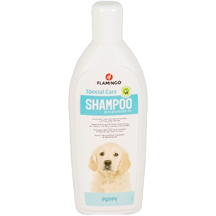 Welpenshampoo Flamingo mit Macadamiaöl