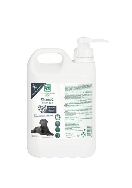 Menforsan Hundeshampoo für schwarzes Fell