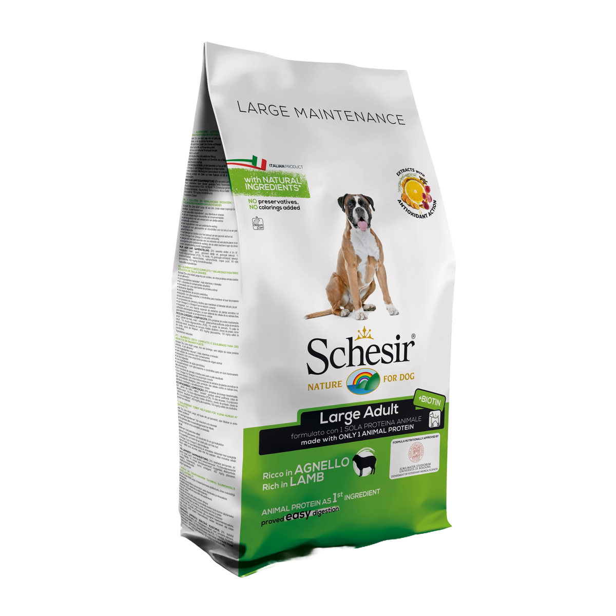 Schesir Large Hundefutter trocken Lamm, 12 kg