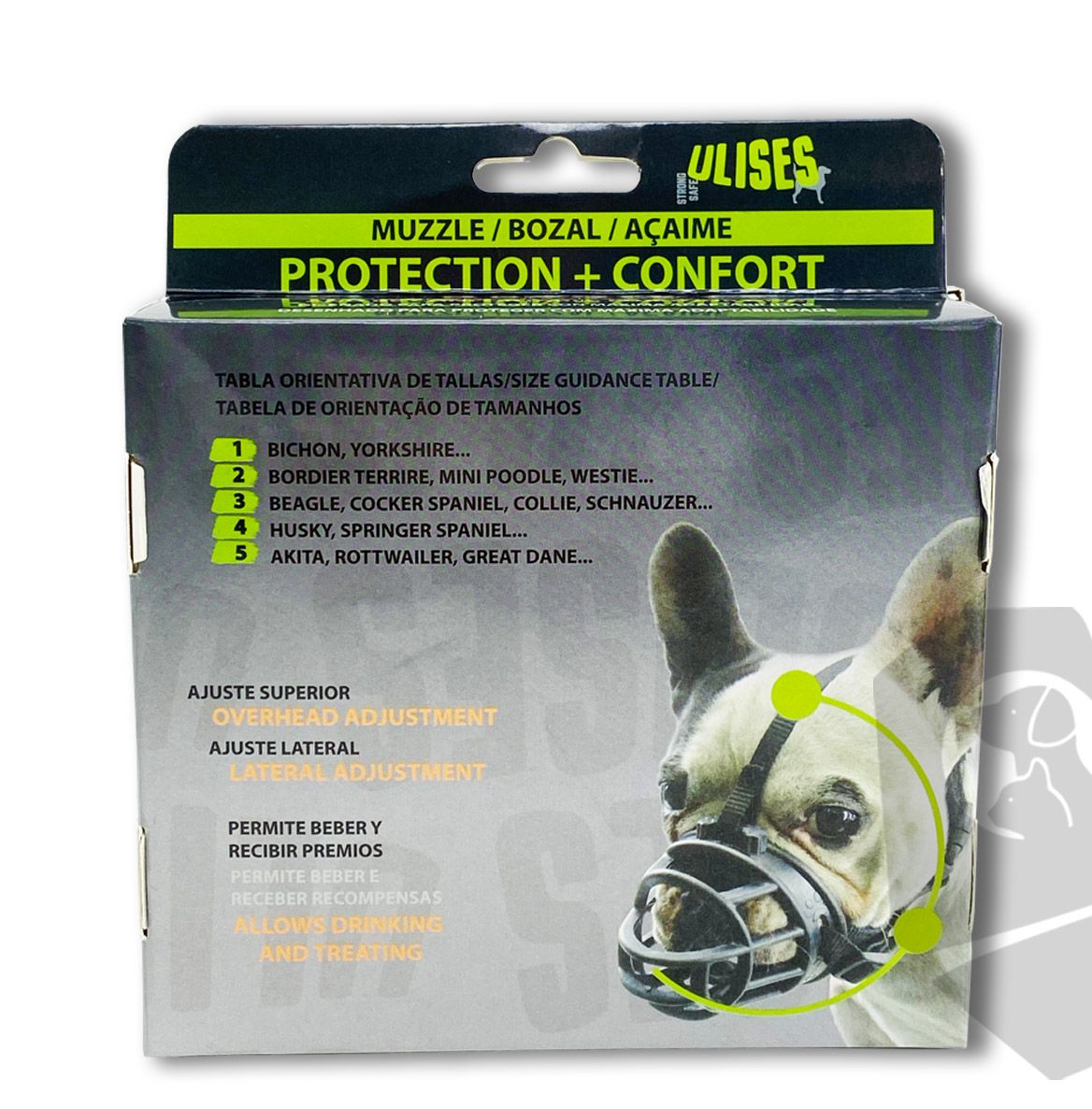 Elastischer Silikon-Maulkorb für Hunde