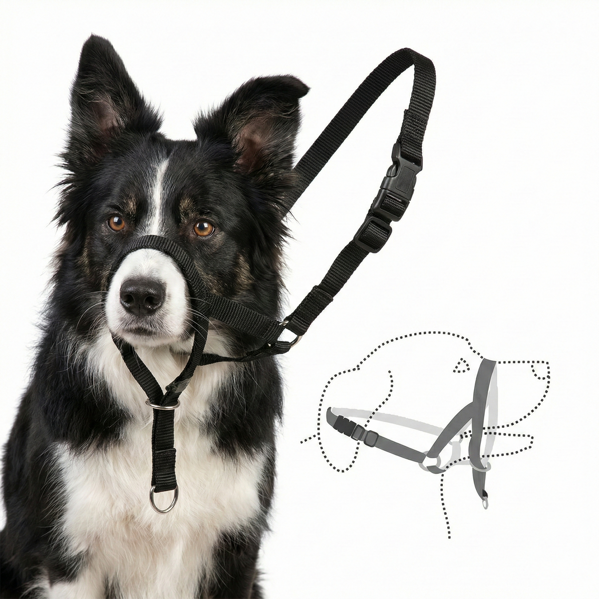 Anatomischer Maulkorb für Hunde