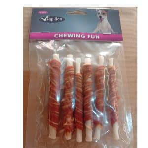 Kaninchen-Sticks für Hunde, 12 cm, 6 Stück, 60 g