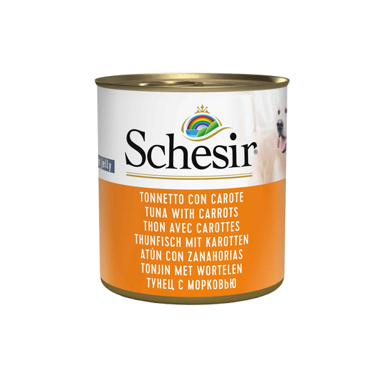 Schesir Nassfutter Katze Thunfisch mit Karotten, Dose 285 g