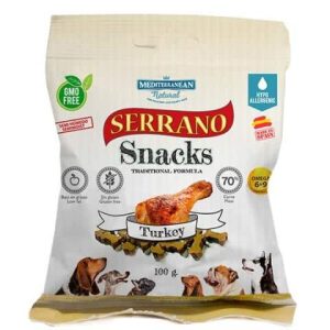 Serrano Snacks Hundesnacks Putengeschmack, 100 g