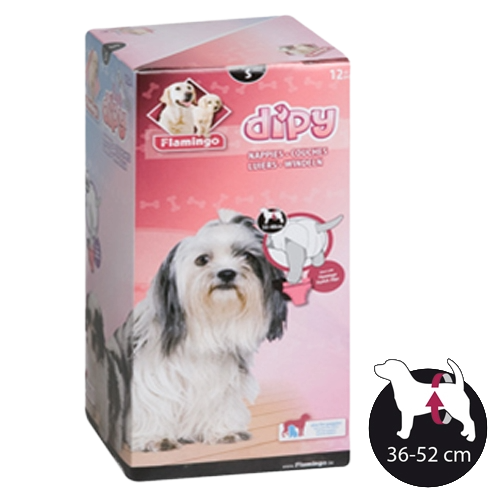 Dipy Hundewindel für Hündinnen, Größe 3 (S)