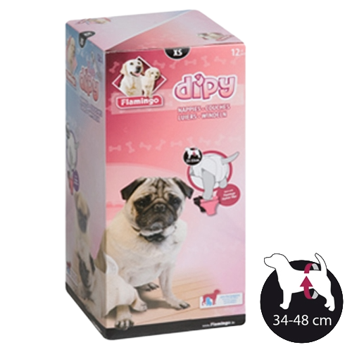 Dipy Hundewindel für Hündinnen, Größe 2 (XS)