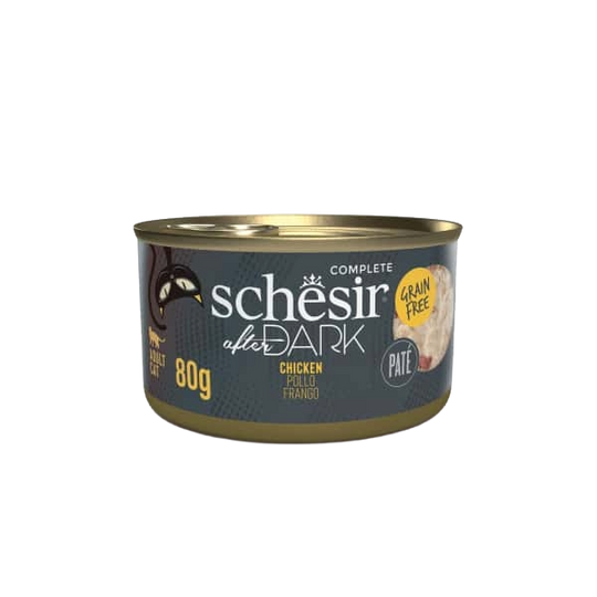 Schesir After Dark Nassfutter Katze Pastete Huhn, 80 g